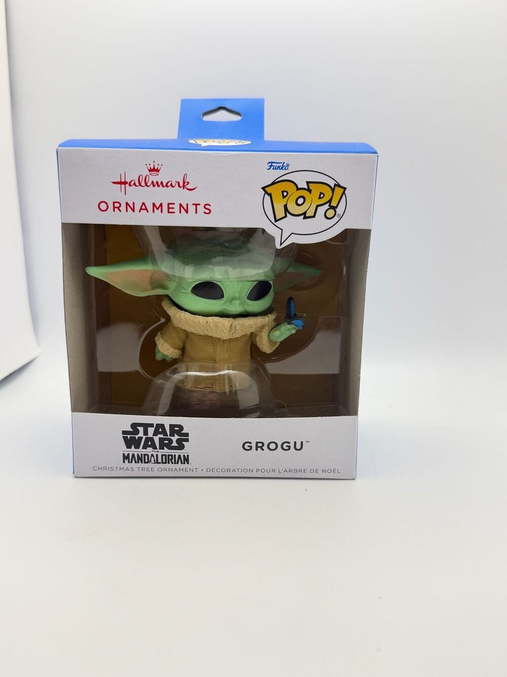 Hallmark Star Wars Mandalorian Grogu Christmas Tree Ornament Funko Pop Collectib